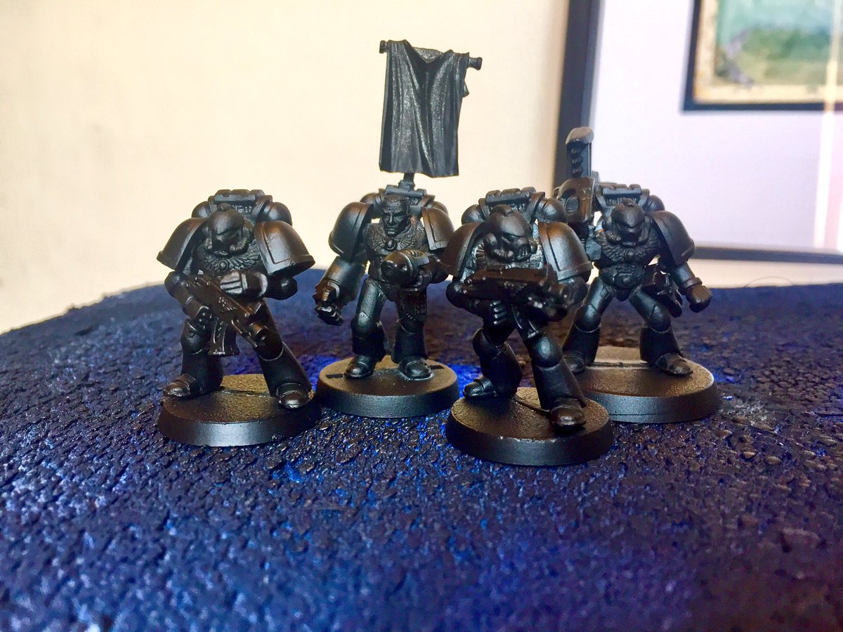 1990s Space Marine Ultramarines Colour Test