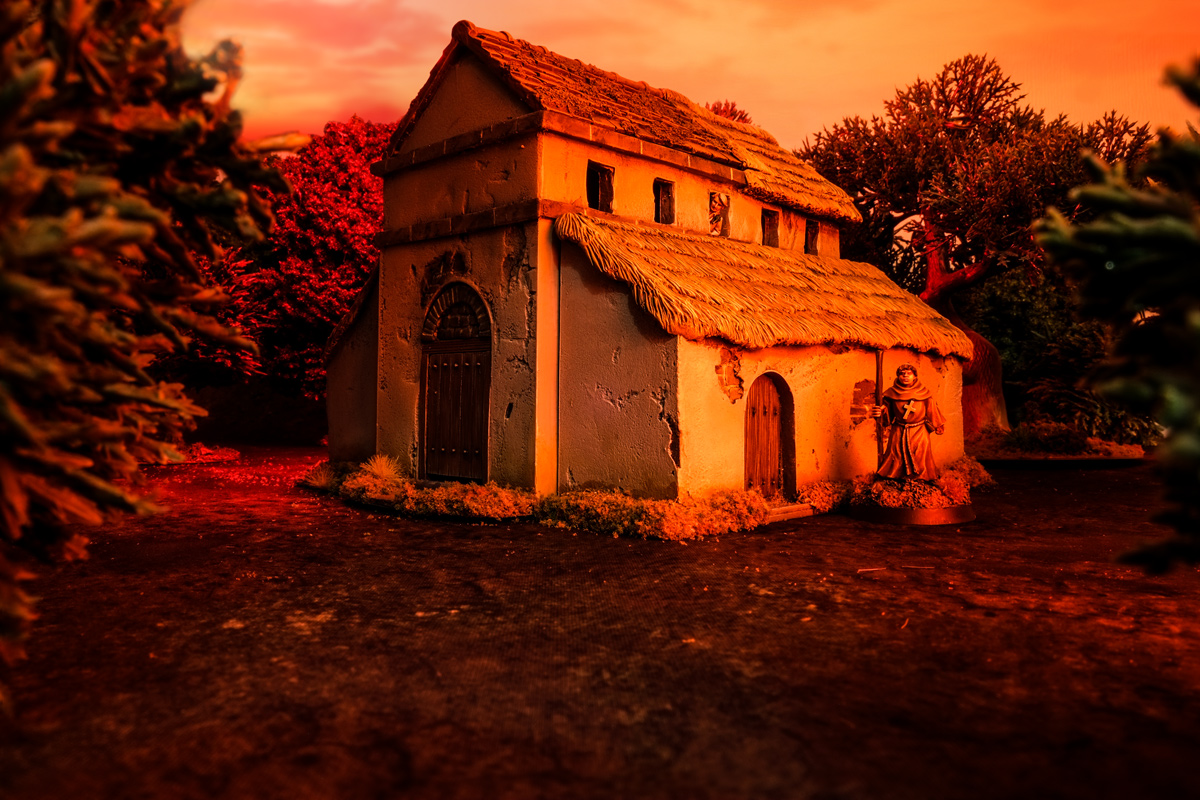 Friar Tuck in a Dark Ages Anglosaxon church