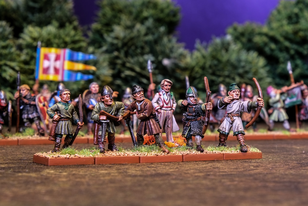 Harlequin's Fifth Doctor Who Miniature and some Norman Archers