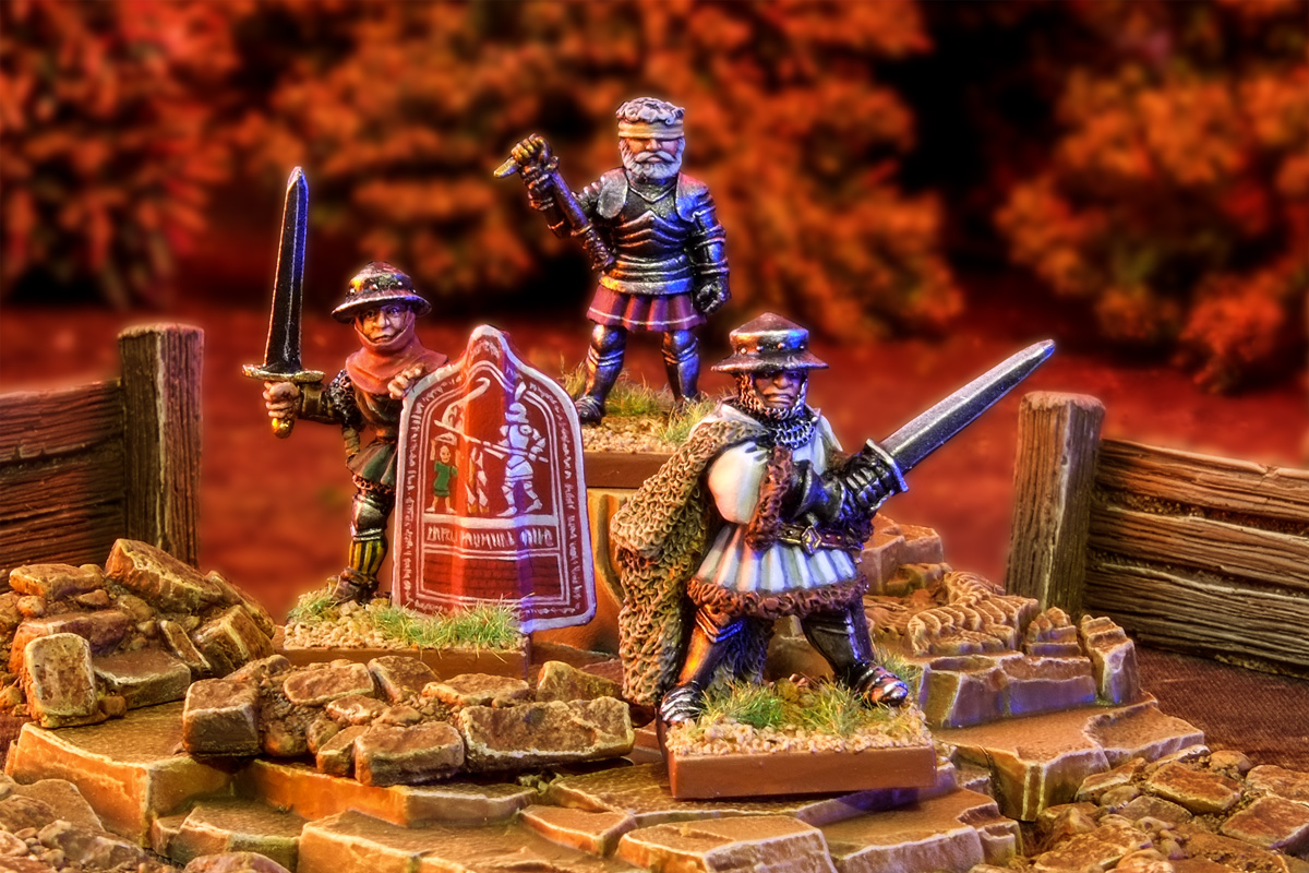 Oldhammer Blandford Warriors ex-Citadel Hundred Years War Sir John Chandos and Betrand du Guesclin