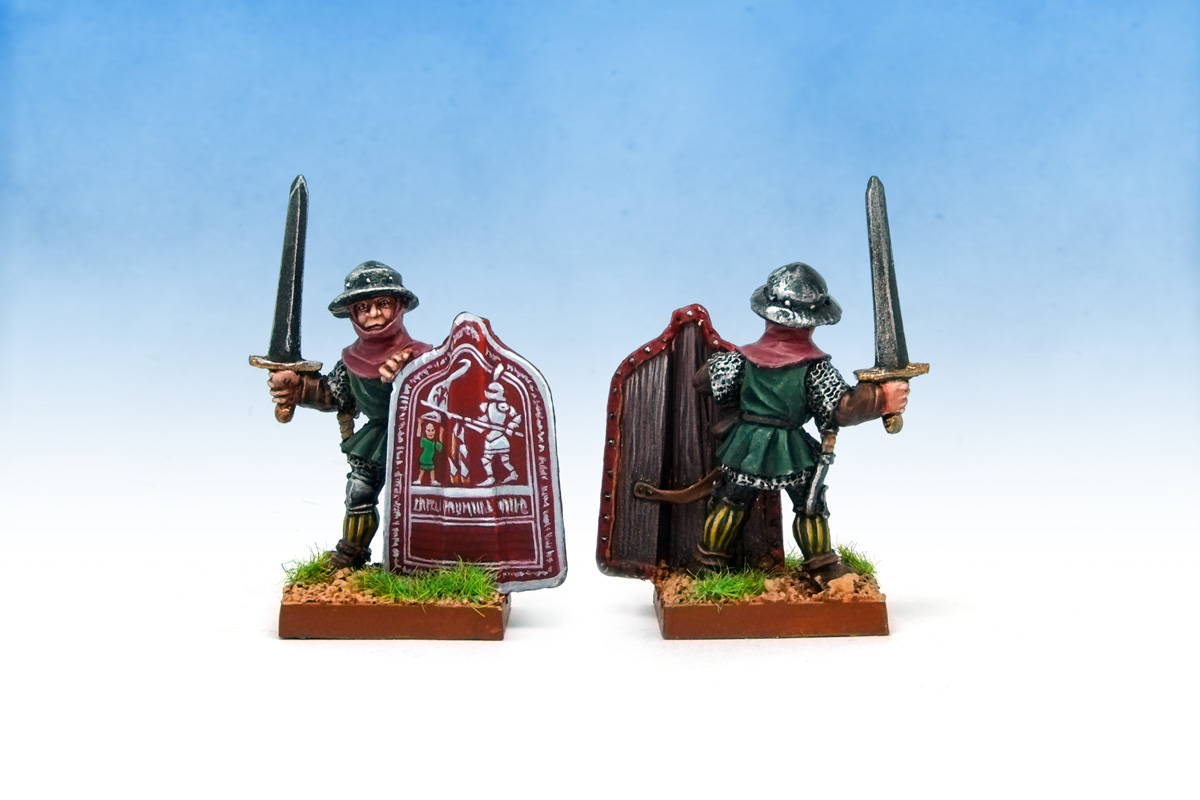 Oldhammer ex-Citadel Blandford Warriors Medieval Warlords Hussite Wars Taborite Infantryman