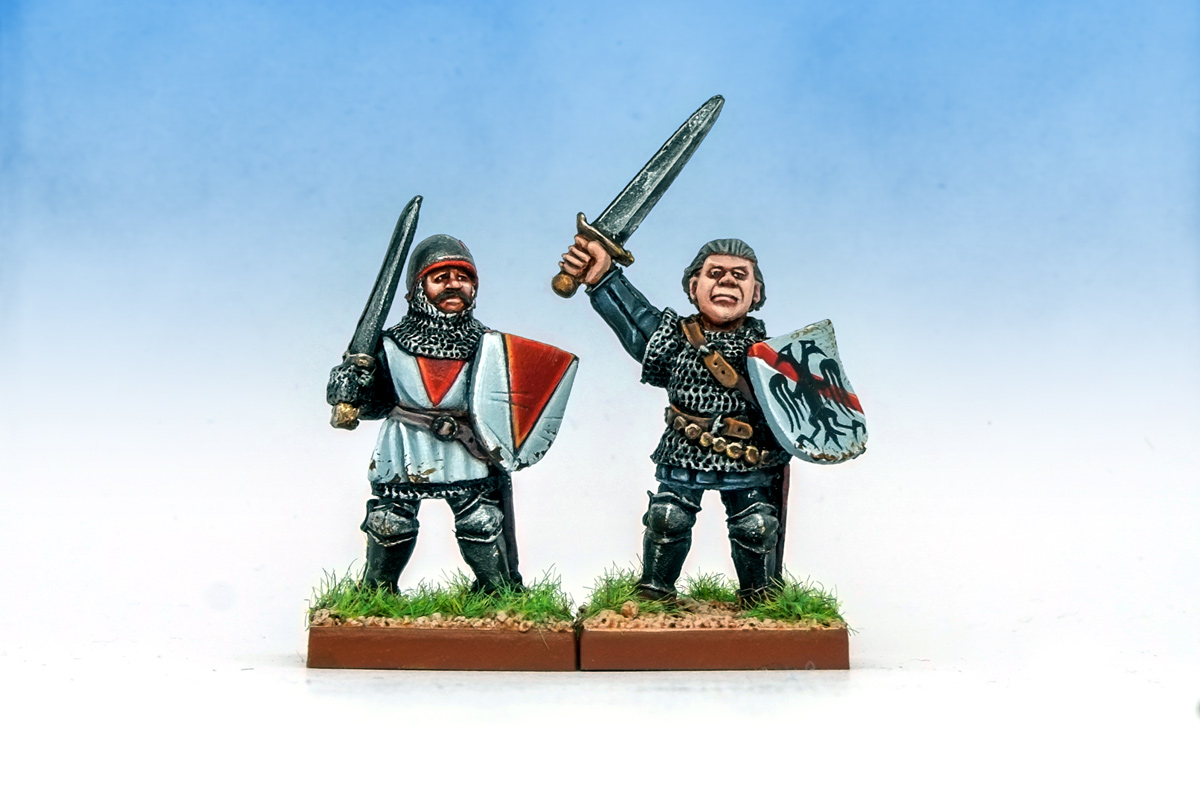 Oldhammer Blandford Warriors ex-Citadel Hundred Years War Sir John Chandos and Betrand du Guesclin