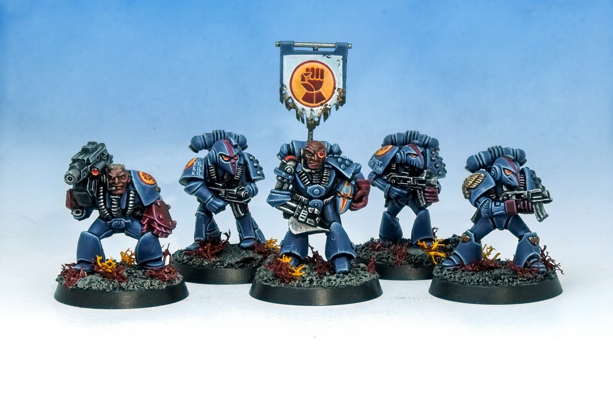 Rogue Trader Crimson Fists Squad Onan