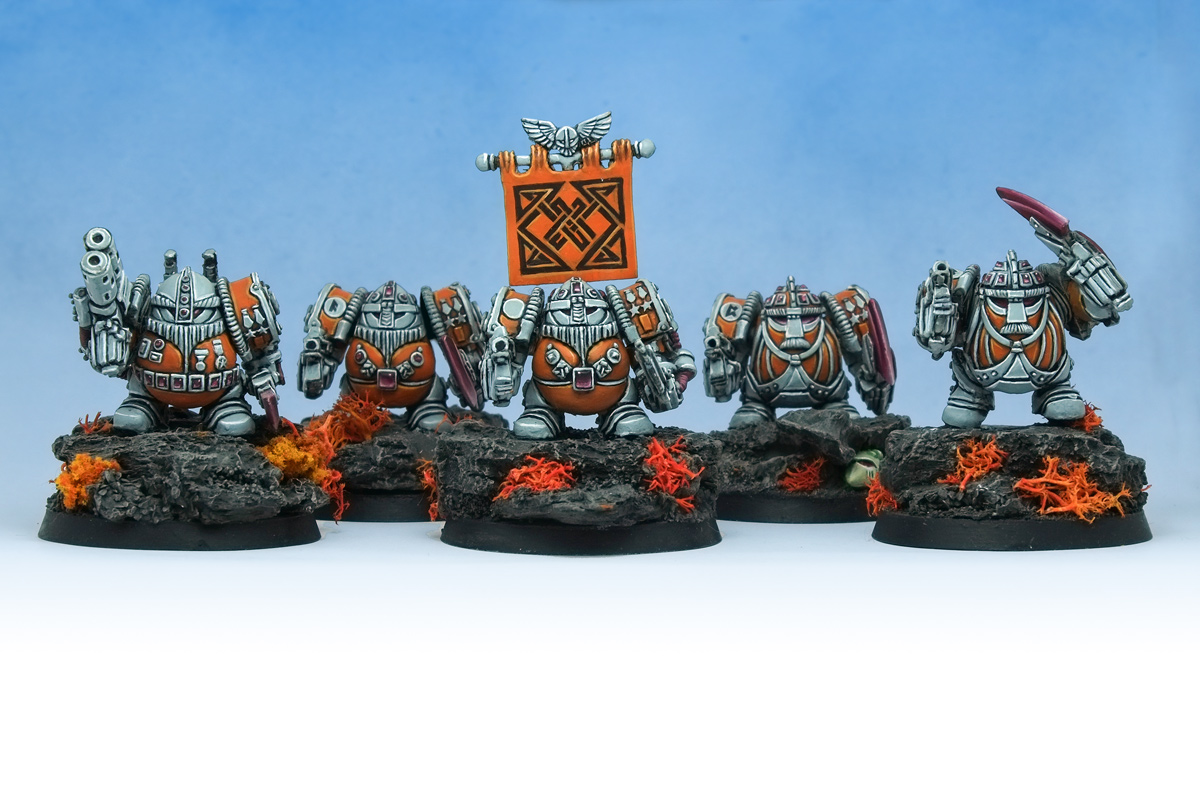 Rogue Trader 40K Exo-Armoured Squat Squad