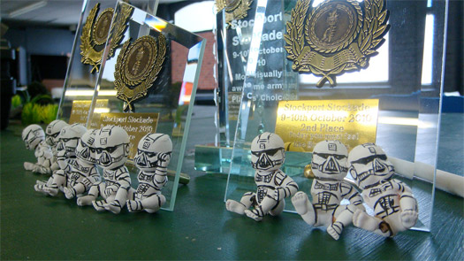 Stockport Stockade's excitingly sexy trophies