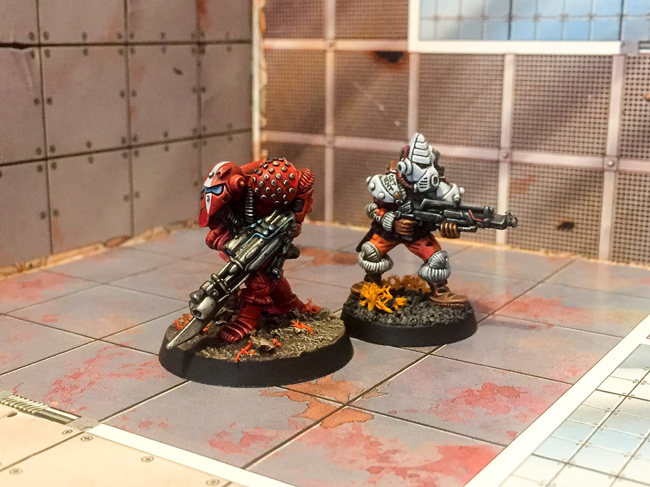 LE02 Space Marine and Ventolin Pirate