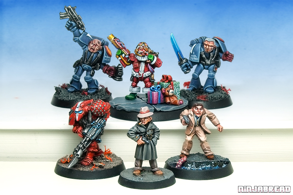 Citadel LE6 Oldhammer Christmas Limited Edition Space Santa with friends