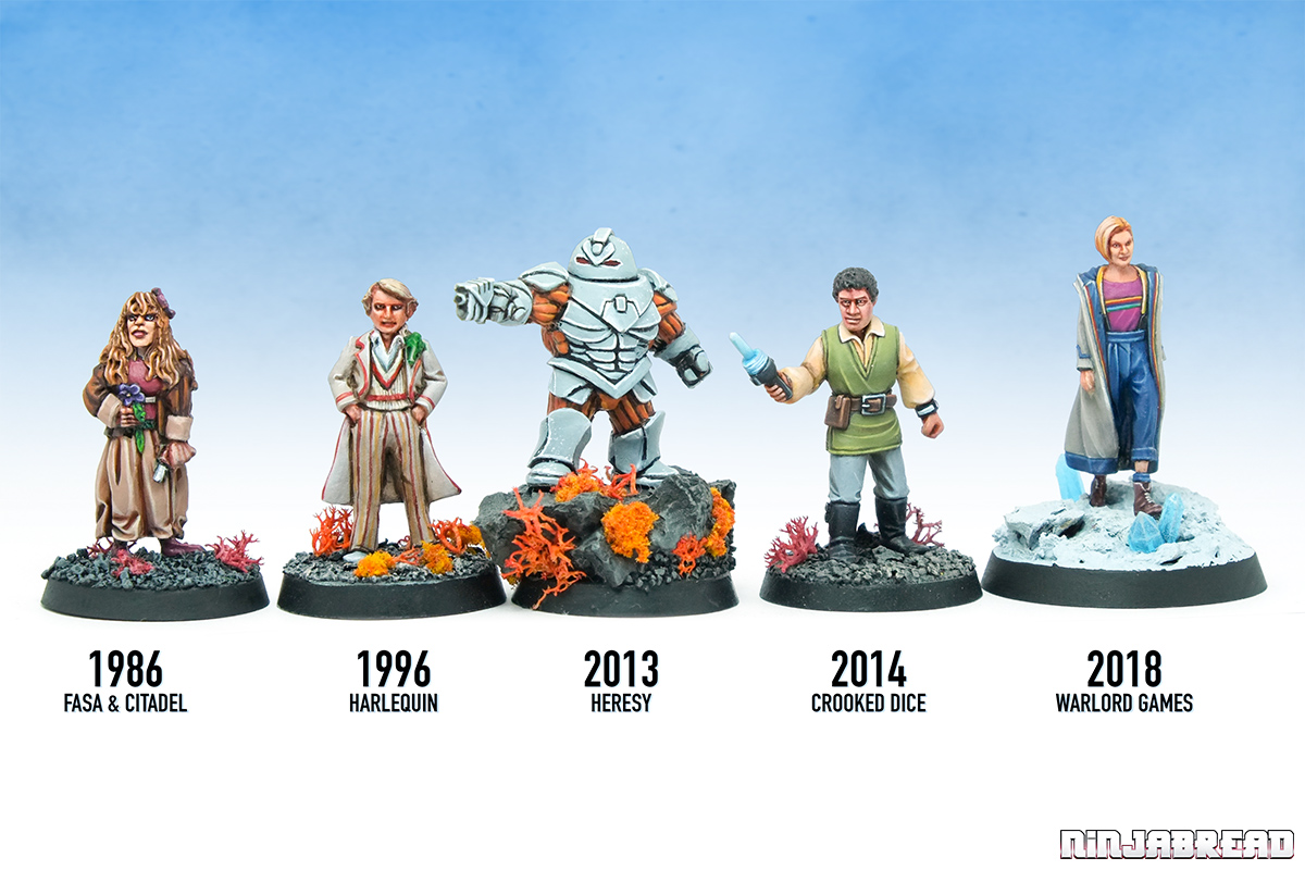 Walord Games' Doctor Who unofficial range comparison