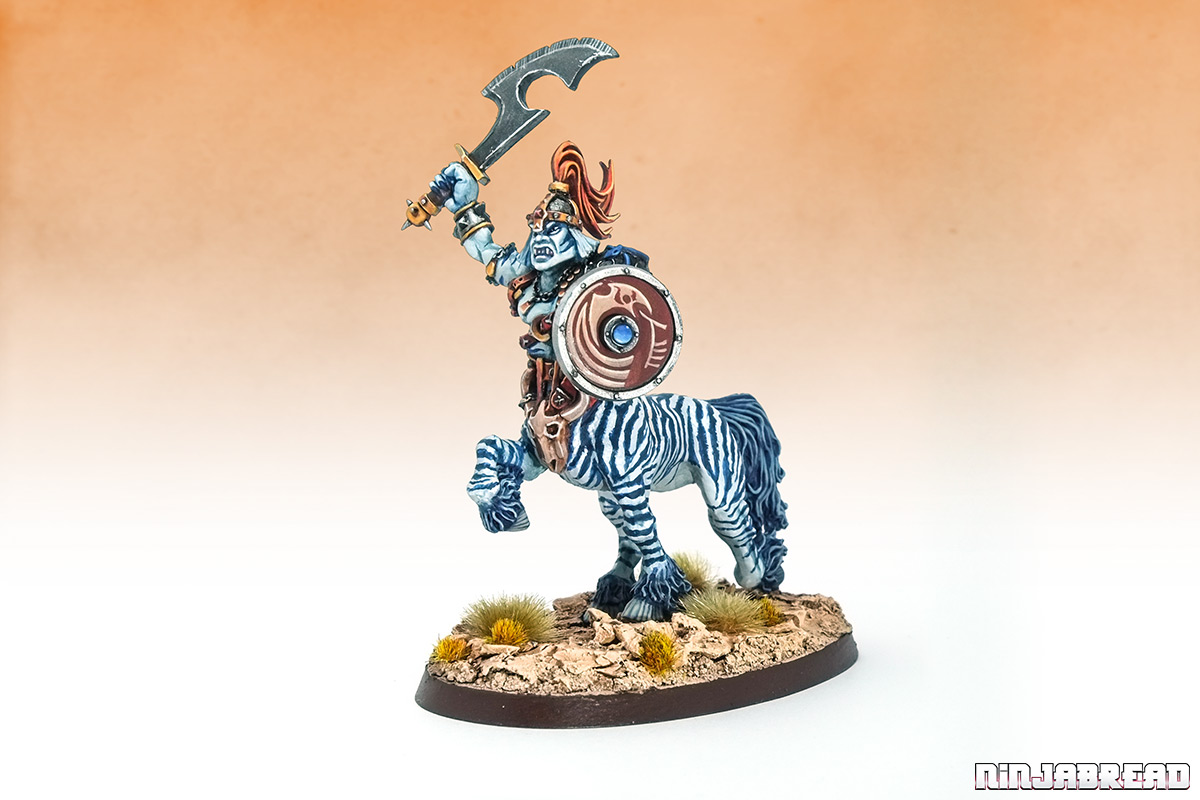 Oldhammer Chaos Centaur of Tzeentch Tzebra Warhammer