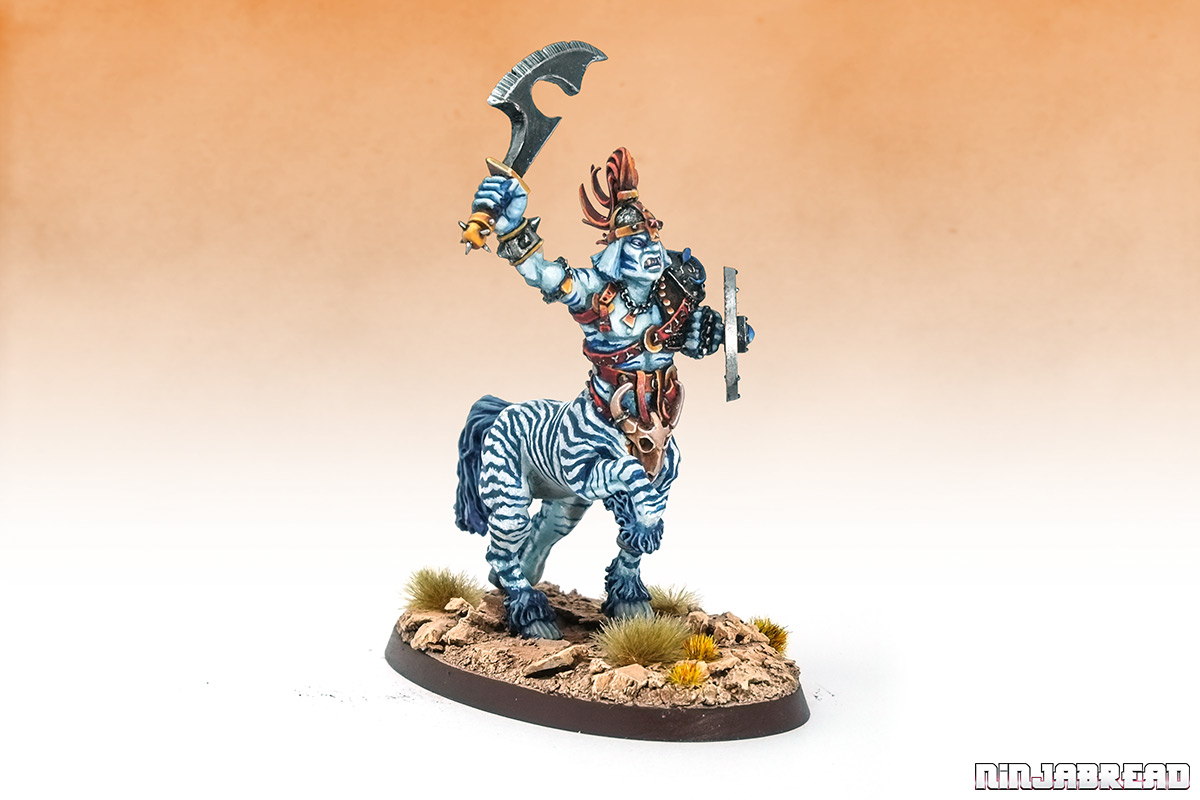 Oldhammer Chaos Centaur of Tzeentch Tzebra Warhammer