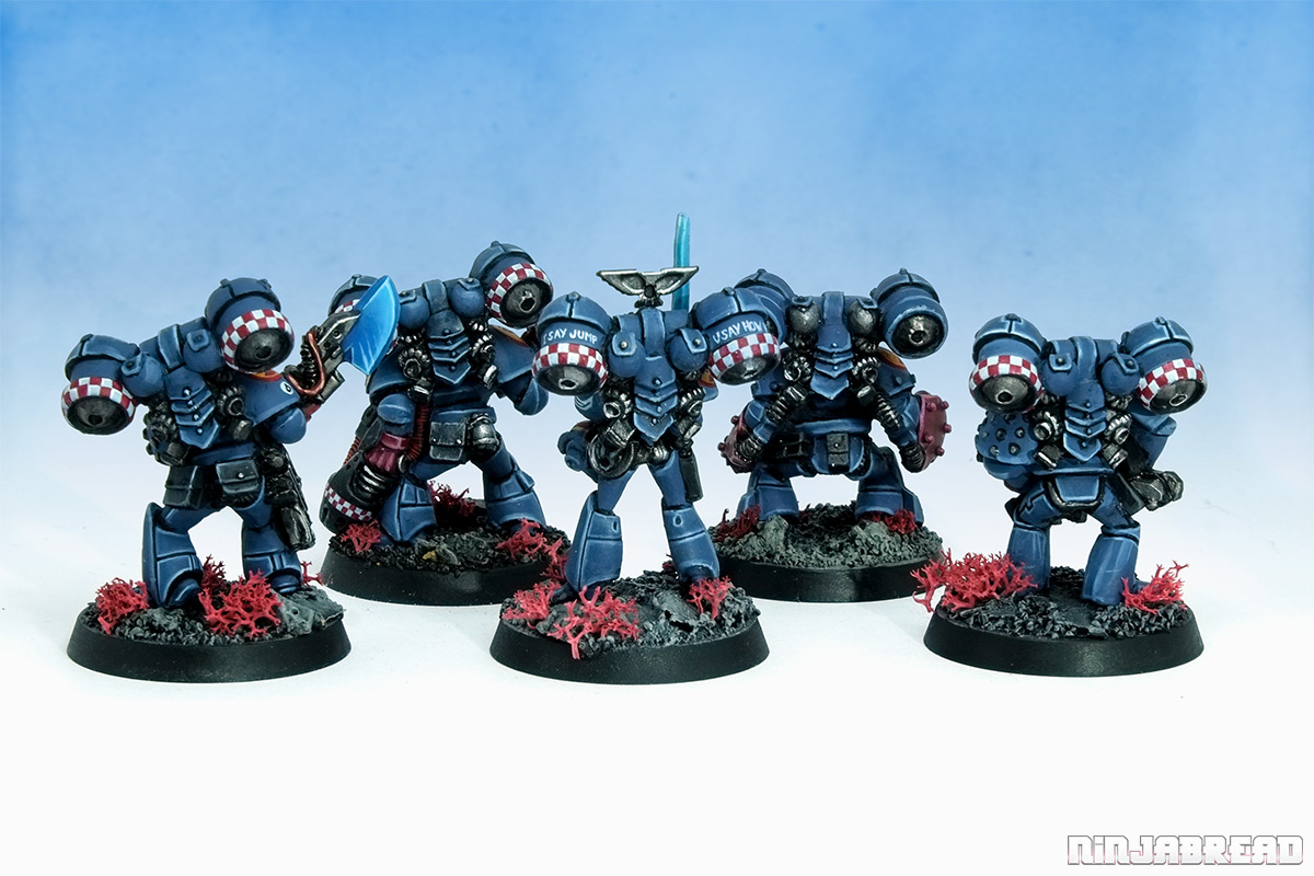 Rogue Trader Crimson Fists Squad Beitia