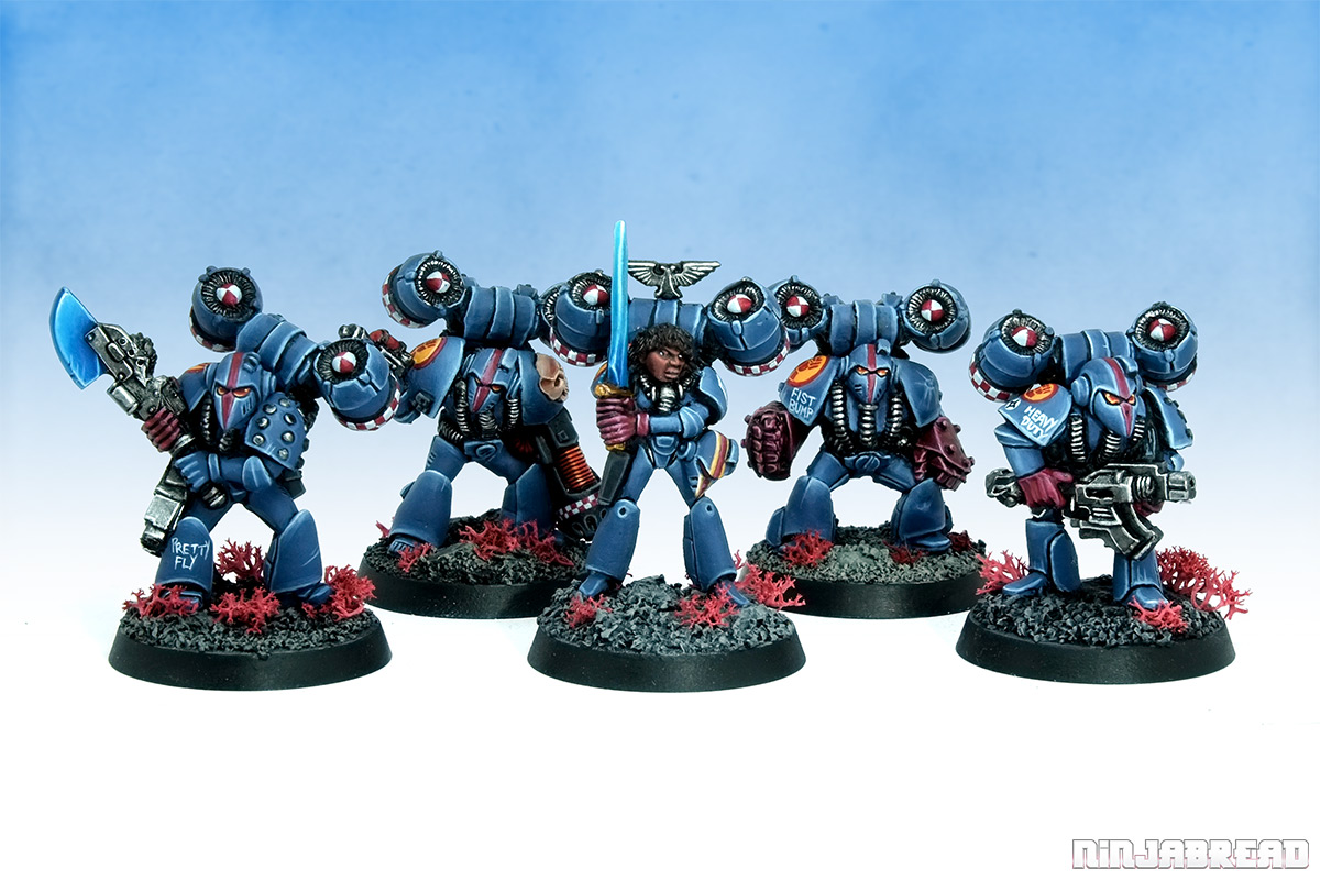 Rogue Trader Crimson Fists Squad Beitia