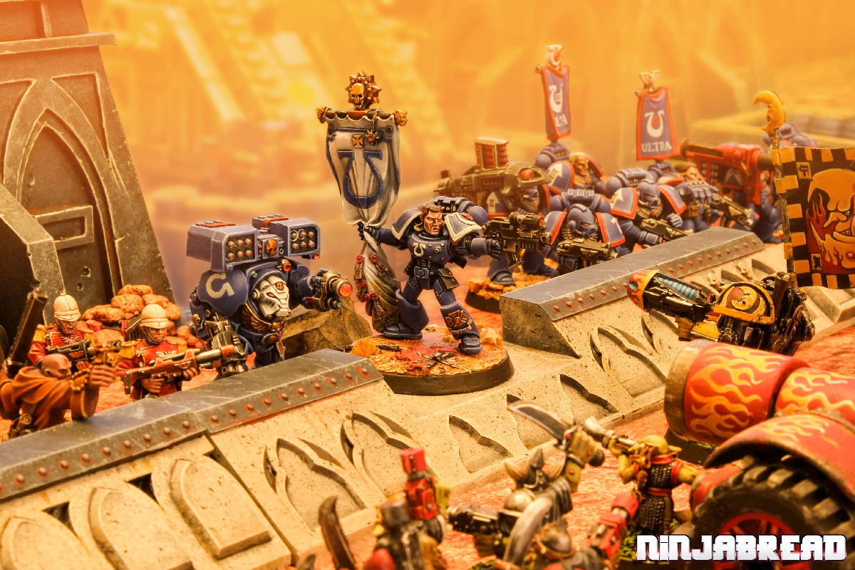 Skulz Ultramarines Standard Bearer Skulz Ultramarines Standard Bearer