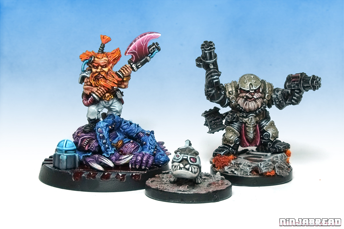 Rogue Trader Squat Cyber-Slayer and some Mantic Forge Father bits