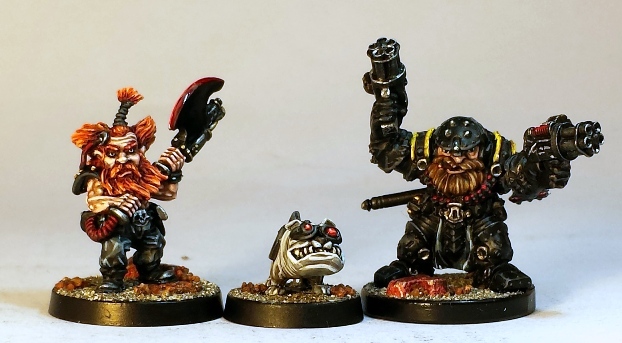 Rogue Trader Squat Cyber-Slayer and some Mantic Forge Father bits