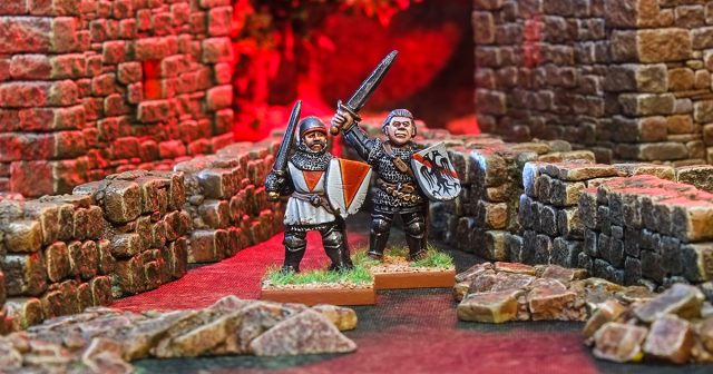 oldhammer ex-citadel blandford warriors hundred years war in grenoble