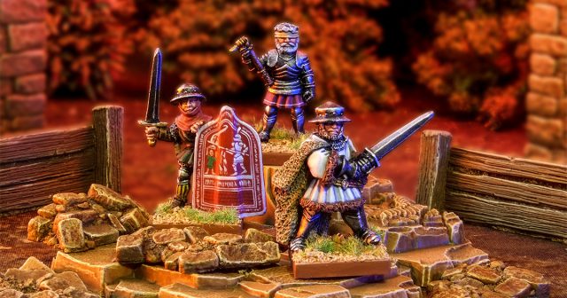 Taborite Infantryman, Jan Žižka and Teutonic Knight